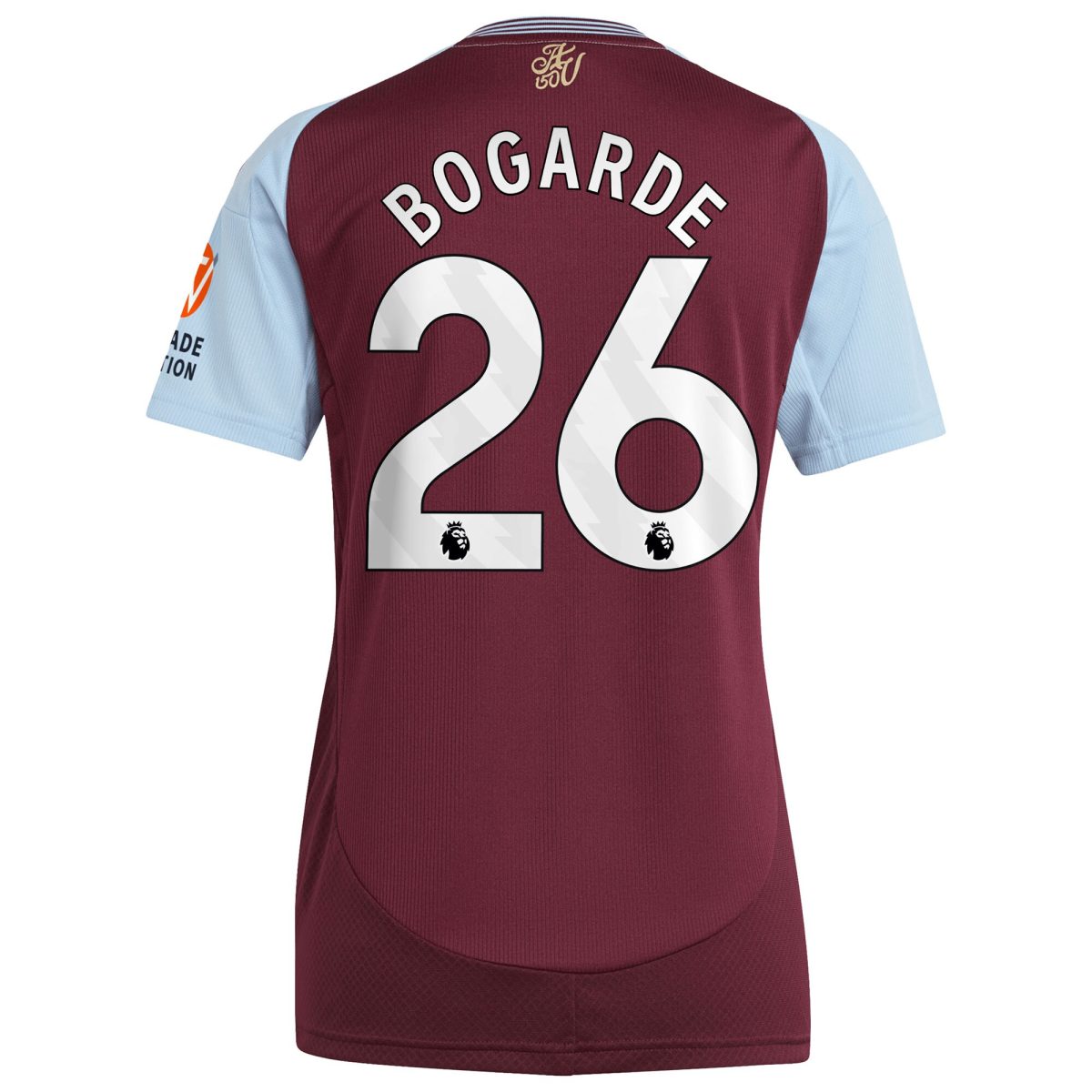 aston villa adidas home shirt 2024-25 – womens with bogarde 26 printing Collection | Official Aston Villa Jerseys