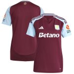 aston villa adidas home shirt 2024-25 – womens with custom printing Collection | Official Aston Villa Jerseys