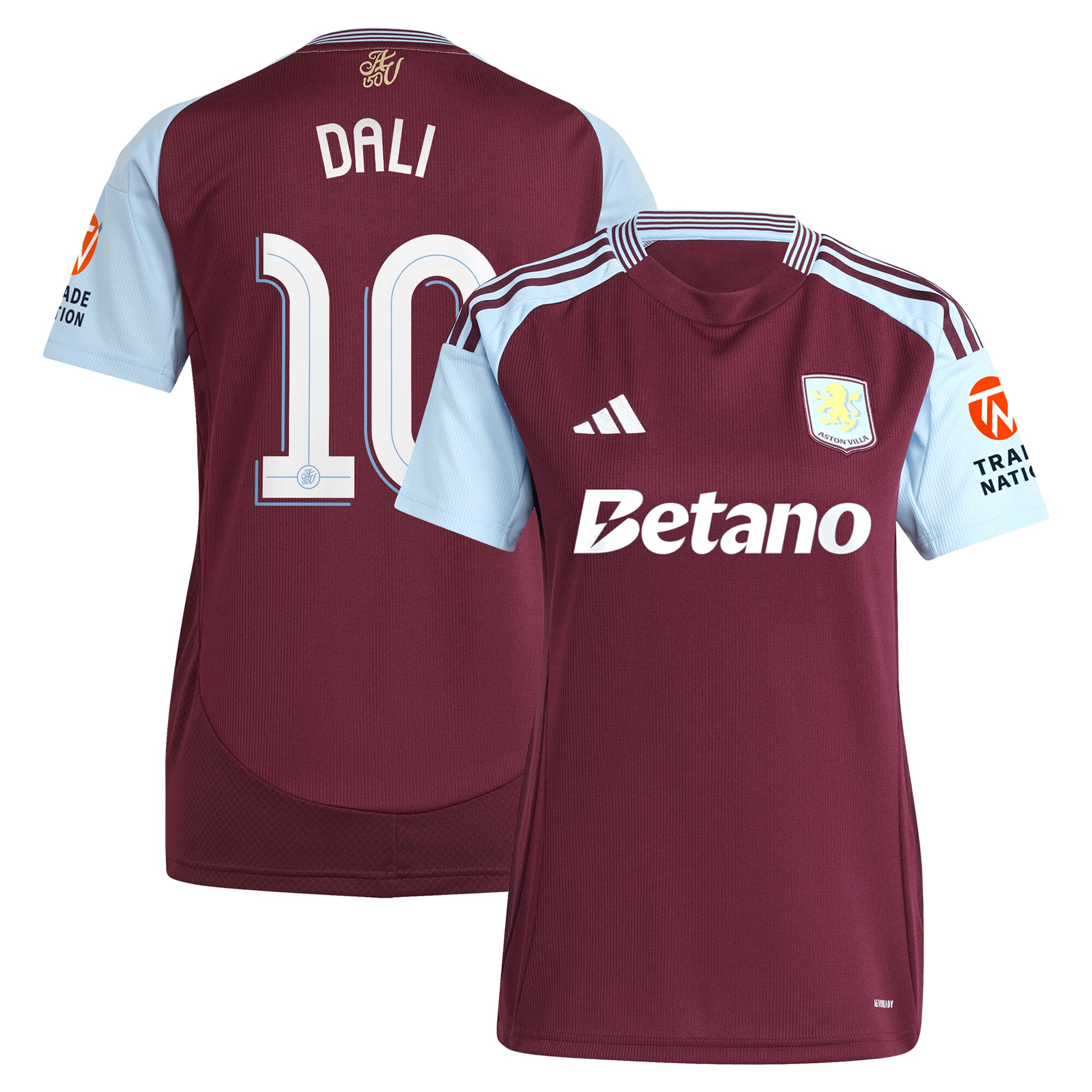 aston villa adidas home shirt 2024-25 – womens with dali 10 cup printing Collection | Official Aston Villa Jerseys