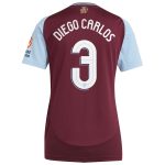 aston villa adidas home shirt 2024-25 – womens with diego carlos 3 cup printing Collection | Official Aston Villa Jerseys