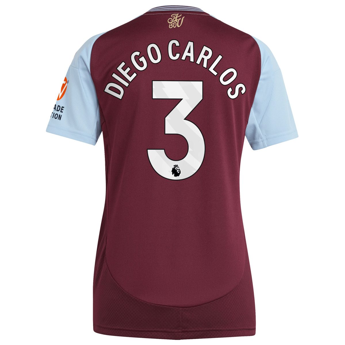 aston villa adidas home shirt 2024-25 – womens with diego carlos 3 printing Collection | Official Aston Villa Jerseys