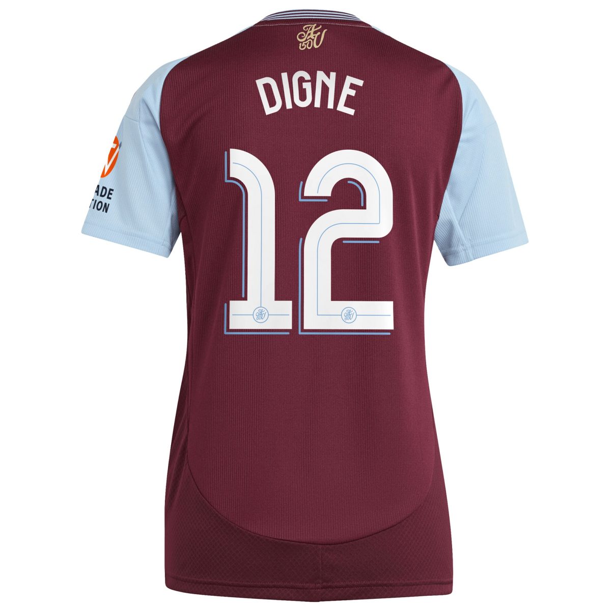 aston villa adidas home shirt 2024-25 – womens with digne 12 cup printing Collection | Official Aston Villa Jerseys