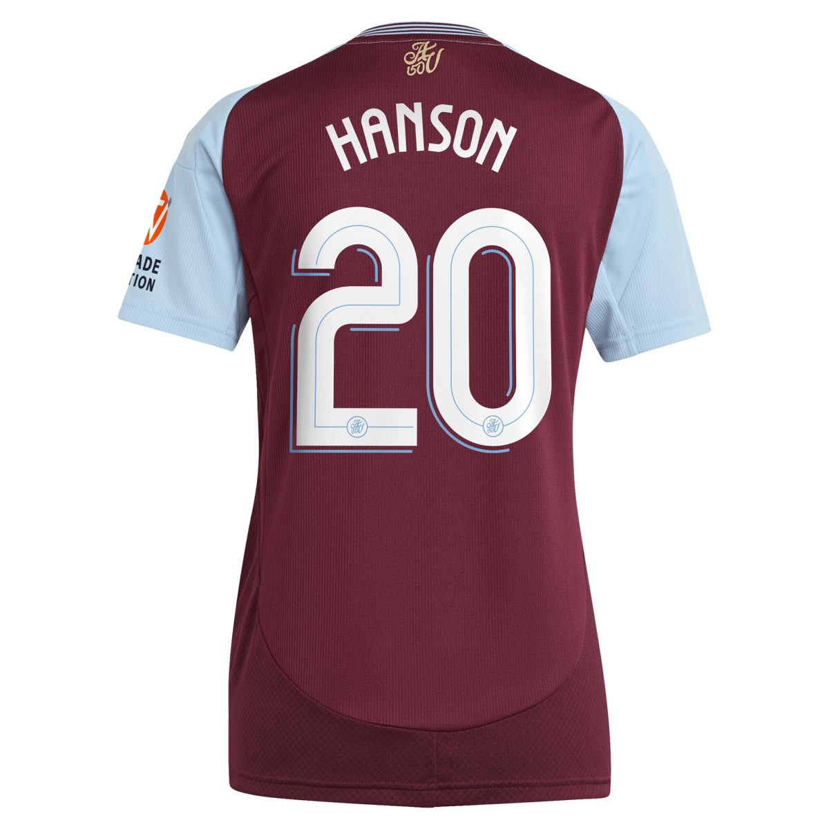 aston villa adidas home shirt 2024-25 – womens with hanson 20 cup printing Collection | Official Aston Villa Jerseys