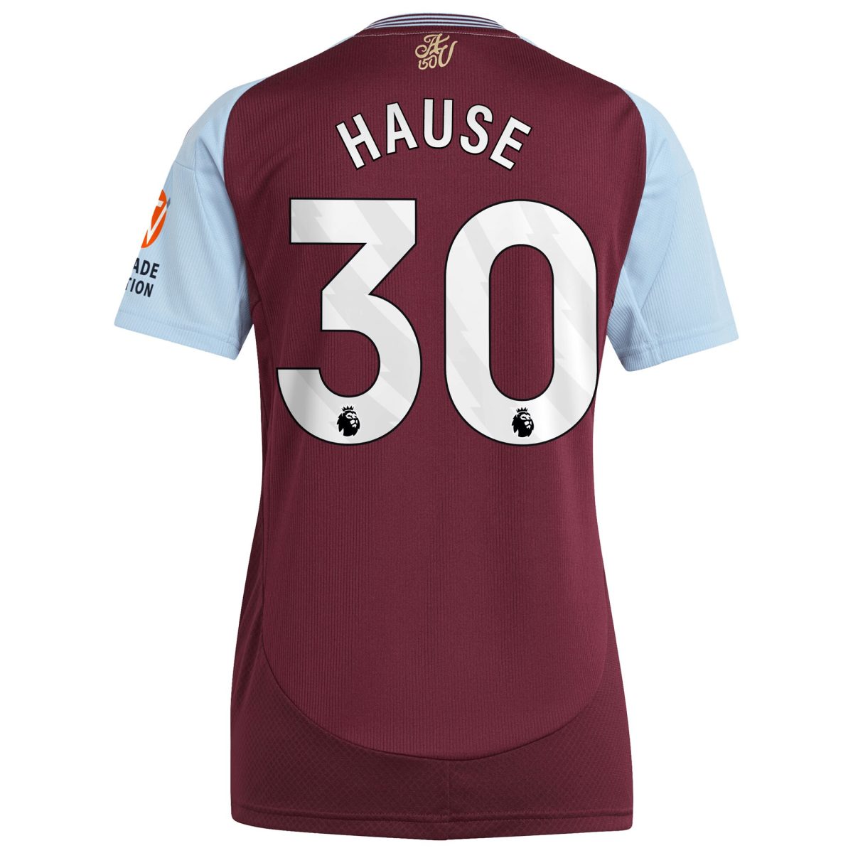 aston villa adidas home shirt 2024-25 – womens with hause 30 printing Collection | Official Aston Villa Jerseys