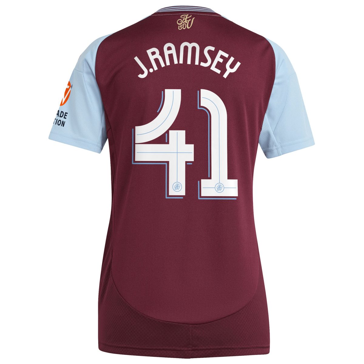 aston villa adidas home shirt 2024-25 – womens with j. ramsey 41 cup printing Collection | Official Aston Villa Jerseys