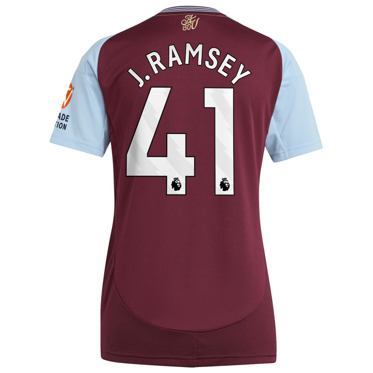 aston villa adidas home shirt 2024-25 – womens with j. ramsey 41 printing Collection | Official Aston Villa Jerseys