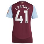 aston villa adidas home shirt 2024-25 – womens with j. ramsey 41 printing Collection | Official Aston Villa Jerseys