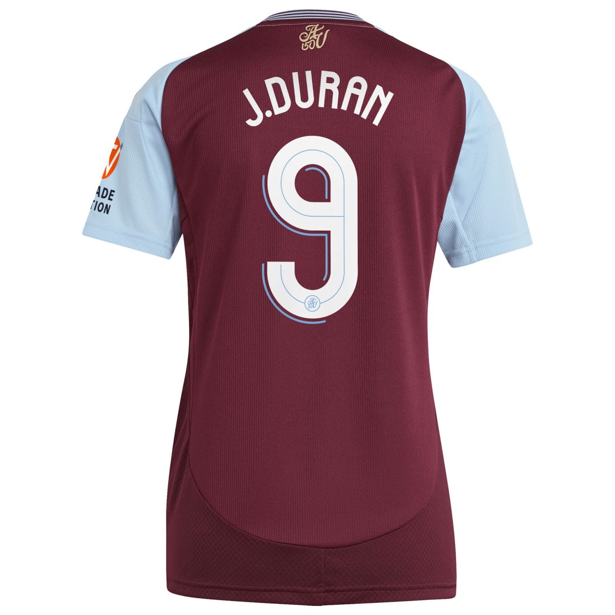 aston villa adidas home shirt 2024-25 – womens with j.duran 9 cup printing Collection | Official Aston Villa Jerseys