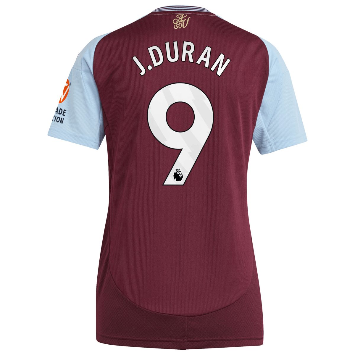 aston villa adidas home shirt 2024-25 – womens with j.duran 9 printing Collection | Official Aston Villa Jerseys