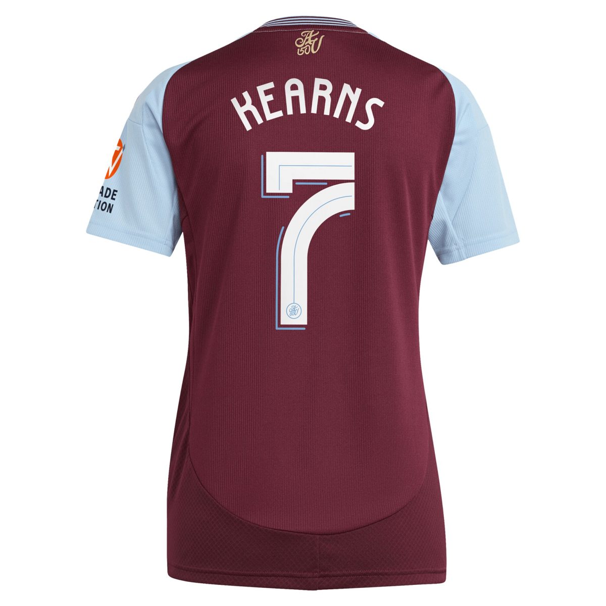 aston villa adidas home shirt 2024-25 – womens with kearns 7 cup printing Collection | Official Aston Villa Jerseys