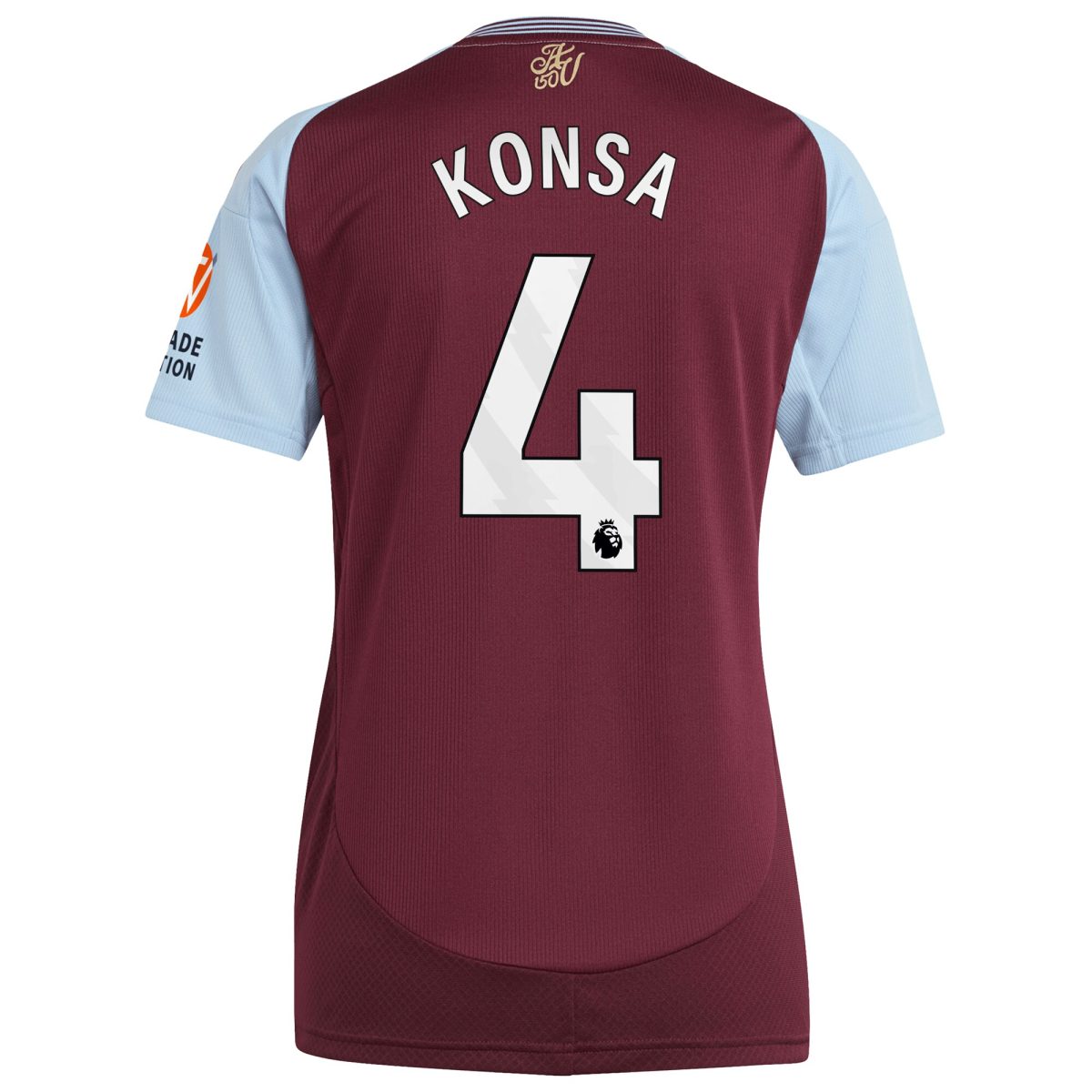 aston villa adidas home shirt 2024-25 – womens with konsa 4 printing Collection | Official Aston Villa Jerseys