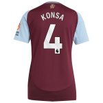 aston villa adidas home shirt 2024-25 – womens with konsa 4 printing Collection | Official Aston Villa Jerseys