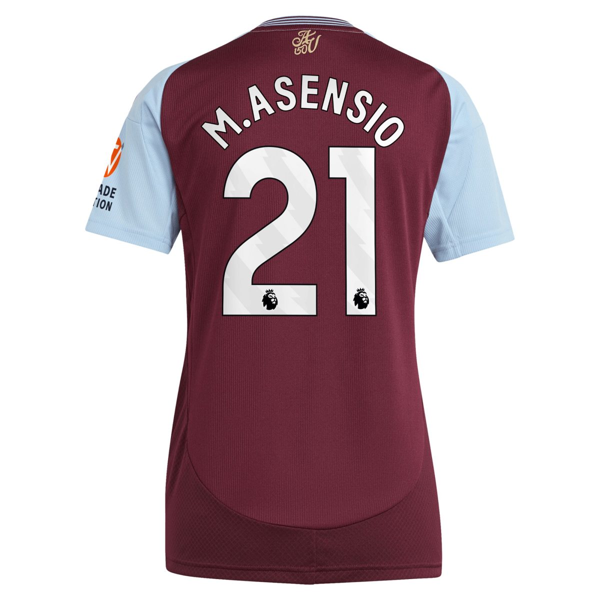 aston villa adidas home shirt 2024-25 – womens with m.asensio 21 printing Collection | Official Aston Villa Jerseys