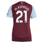 aston villa adidas home shirt 2024-25 – womens with m.asensio 21 printing Collection | Official Aston Villa Jerseys