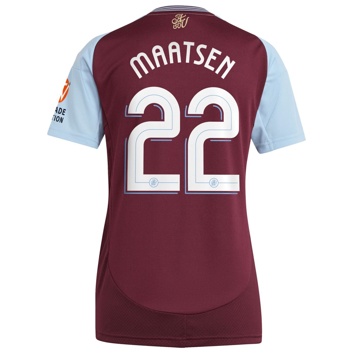 aston villa adidas home shirt 2024-25 – womens with maatsen 22 cup printing Collection | Official Aston Villa Jerseys