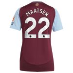 aston villa adidas home shirt 2024-25 – womens with maatsen 22 printing Collection | Official Aston Villa Jerseys