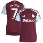 aston villa adidas home shirt 2024-25 – womens with mcginn 7 printing Collection | Official Aston Villa Jerseys