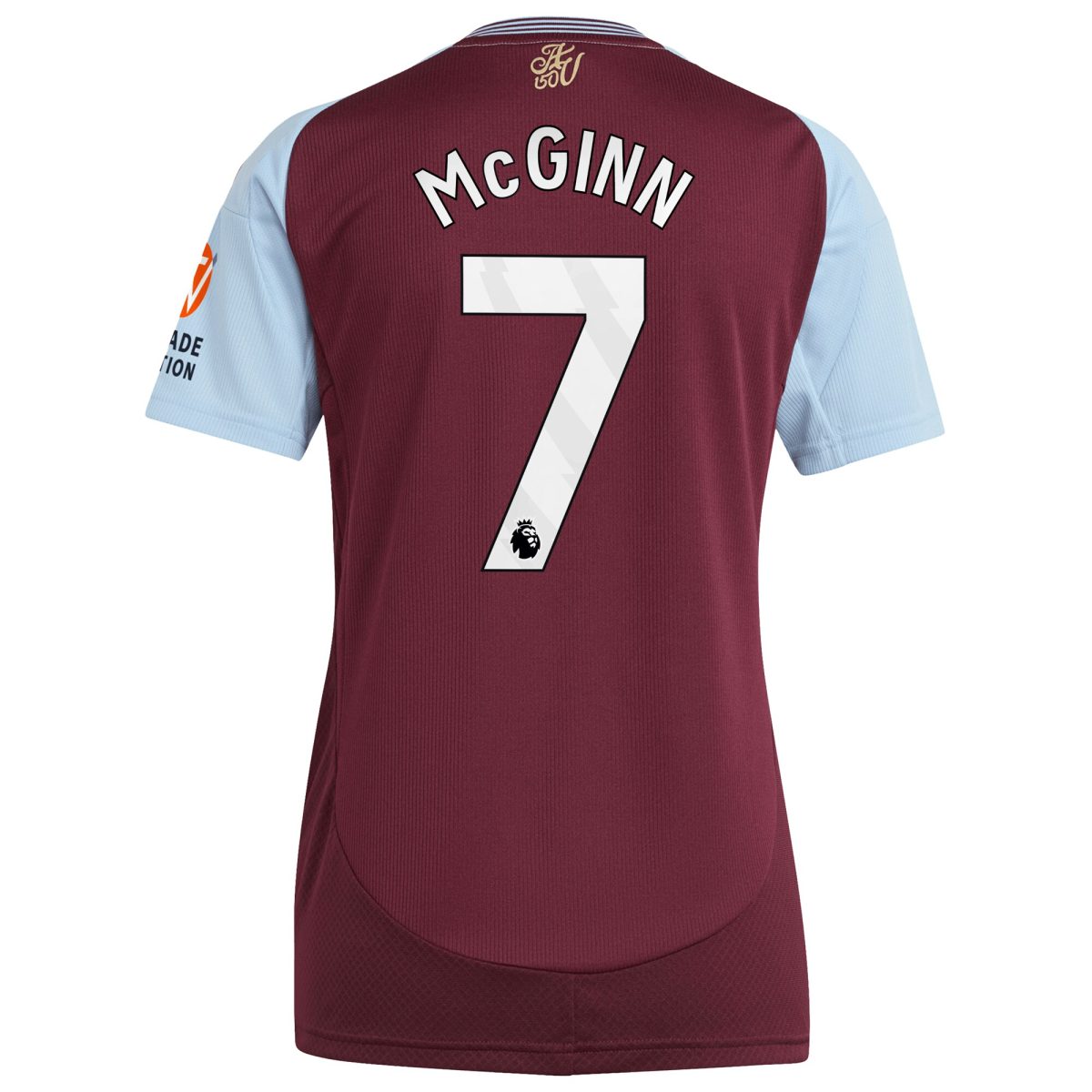 aston villa adidas home shirt 2024-25 – womens with mcginn 7 printing Collection | Official Aston Villa Jerseys