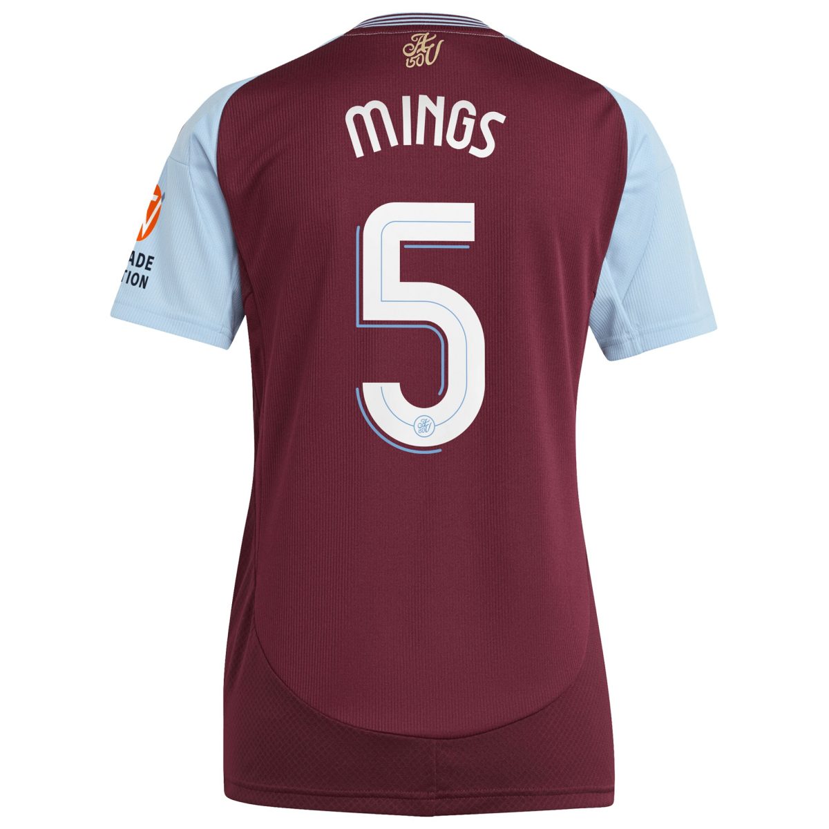 aston villa adidas home shirt 2024-25 – womens with mings 5 cup printing Collection | Official Aston Villa Jerseys