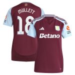 aston villa adidas home shirt 2024-25 – womens with mullett 18 cup printing Collection | Official Aston Villa Jerseys