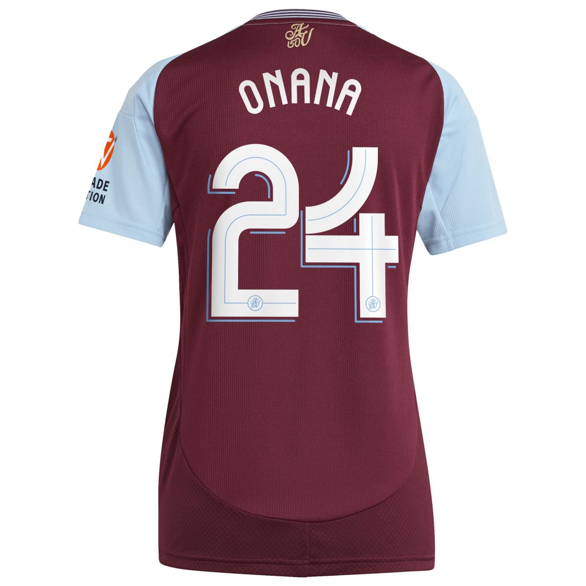 aston villa adidas home shirt 2024-25 – womens with onana 24 cup printing Collection | Official Aston Villa Jerseys
