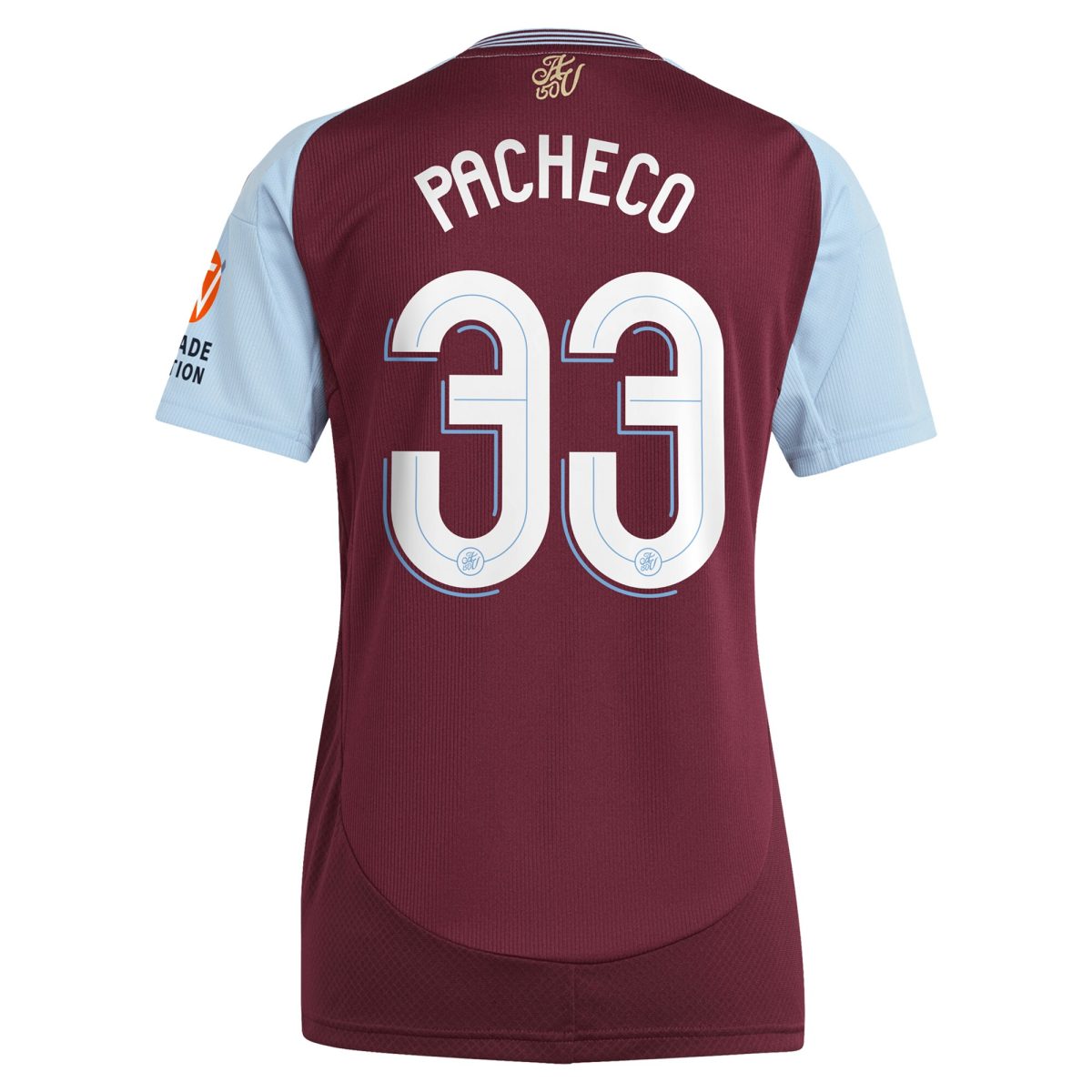 aston villa adidas home shirt 2024-25 – womens with pacheco 33 cup printing Collection | Official Aston Villa Jerseys