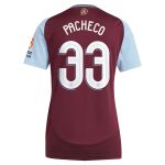 aston villa adidas home shirt 2024-25 – womens with pacheco 33 cup printing Collection | Official Aston Villa Jerseys