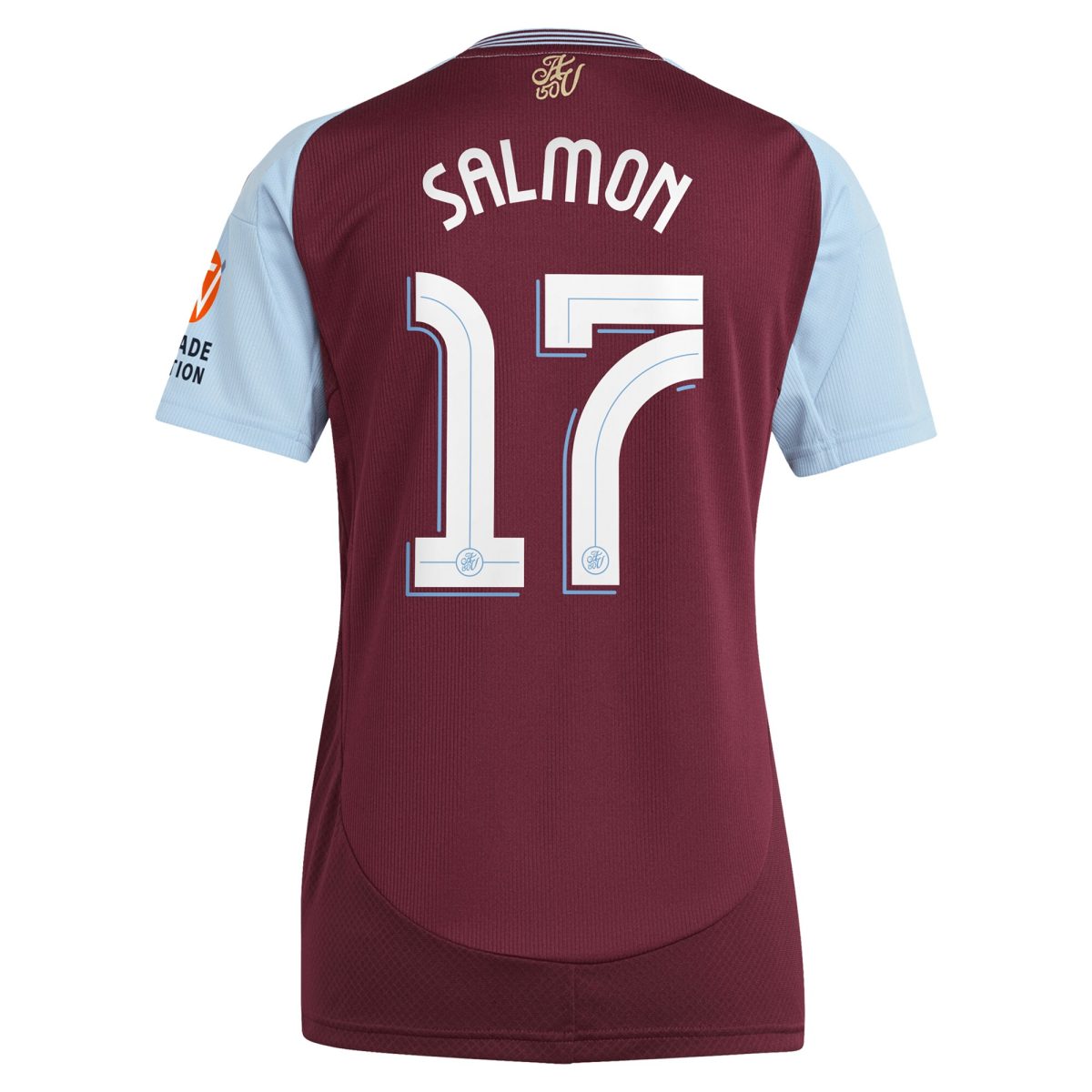 aston villa adidas home shirt 2024-25 – womens with salmon 17 cup printing Collection | Official Aston Villa Jerseys