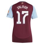 aston villa adidas home shirt 2024-25 – womens with salmon 17 cup printing Collection | Official Aston Villa Jerseys