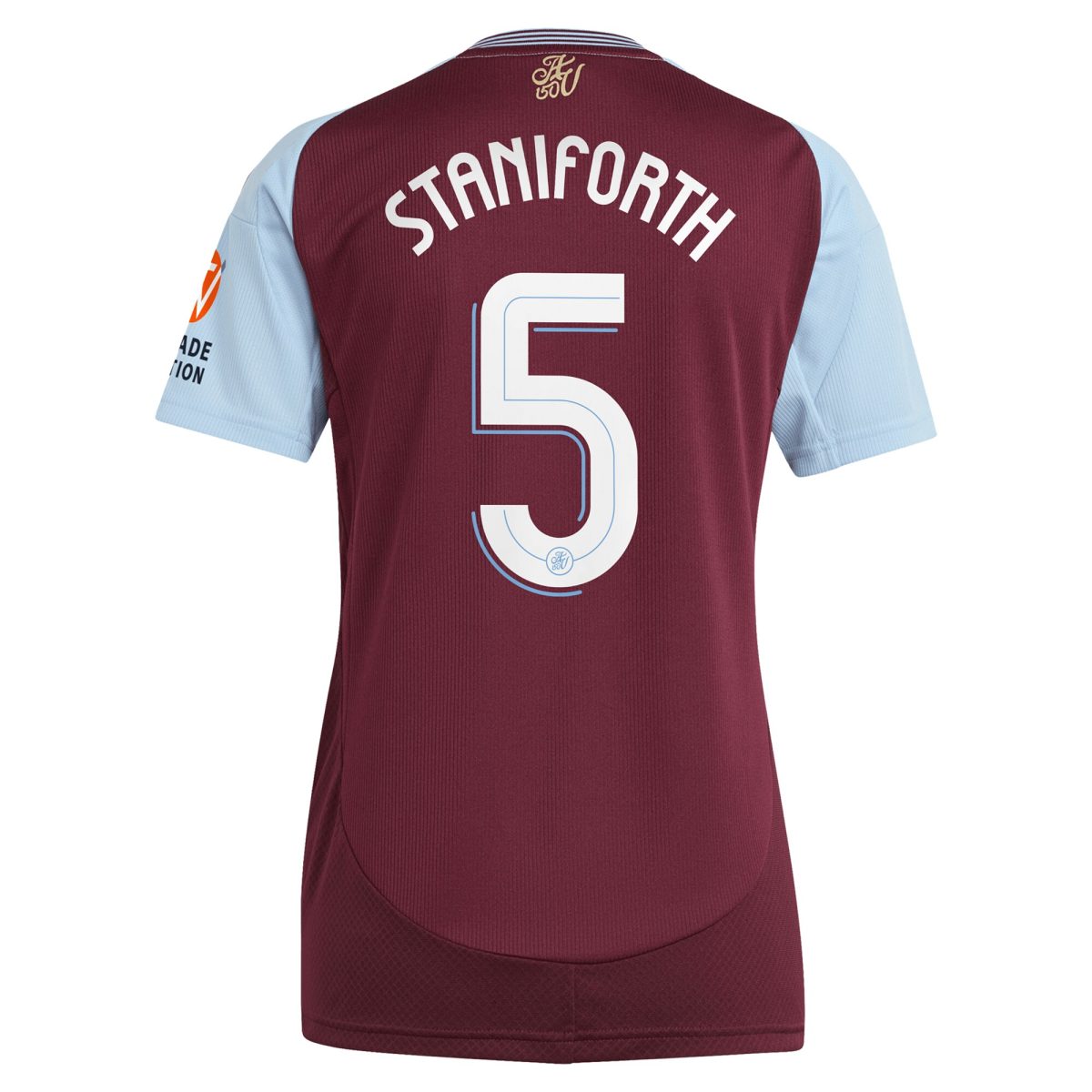 aston villa adidas home shirt 2024-25 – womens with staniforth 5 cup printing Collection | Official Aston Villa Jerseys