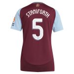 aston villa adidas home shirt 2024-25 – womens with staniforth 5 cup printing Collection | Official Aston Villa Jerseys