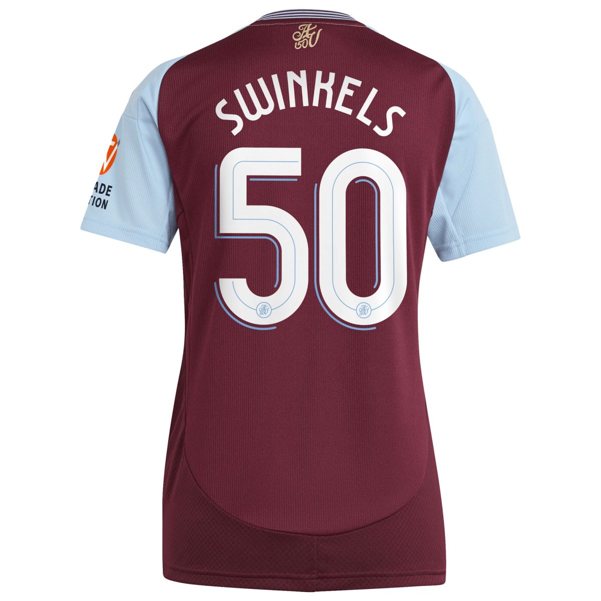 aston villa adidas home shirt 2024-25 – womens with swinkels 50 cup printing Collection | Official Aston Villa Jerseys