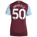 aston villa adidas home shirt 2024-25 – womens with swinkels 50 printing Collection | Official Aston Villa Jerseys