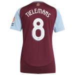aston villa adidas home shirt 2024-25 – womens with tielemans 8 cup printing Collection | Official Aston Villa Jerseys