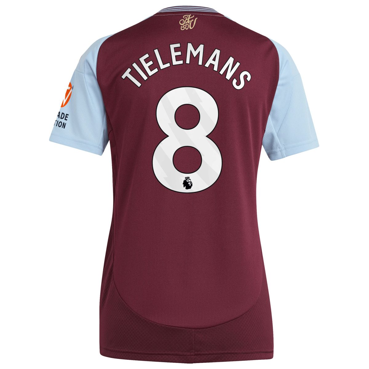 aston villa adidas home shirt 2024-25 – womens with tielemans 8 printing Collection | Official Aston Villa Jerseys