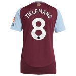aston villa adidas home shirt 2024-25 – womens with tielemans 8 printing Collection | Official Aston Villa Jerseys
