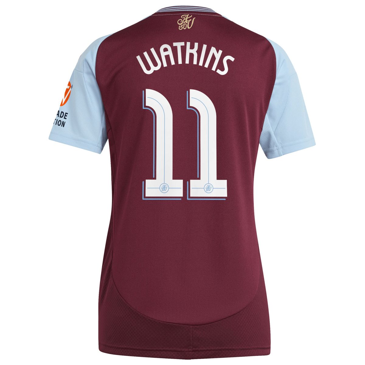 aston villa adidas home shirt 2024-25 – womens with watkins 11 cup printing Collection | Official Aston Villa Jerseys