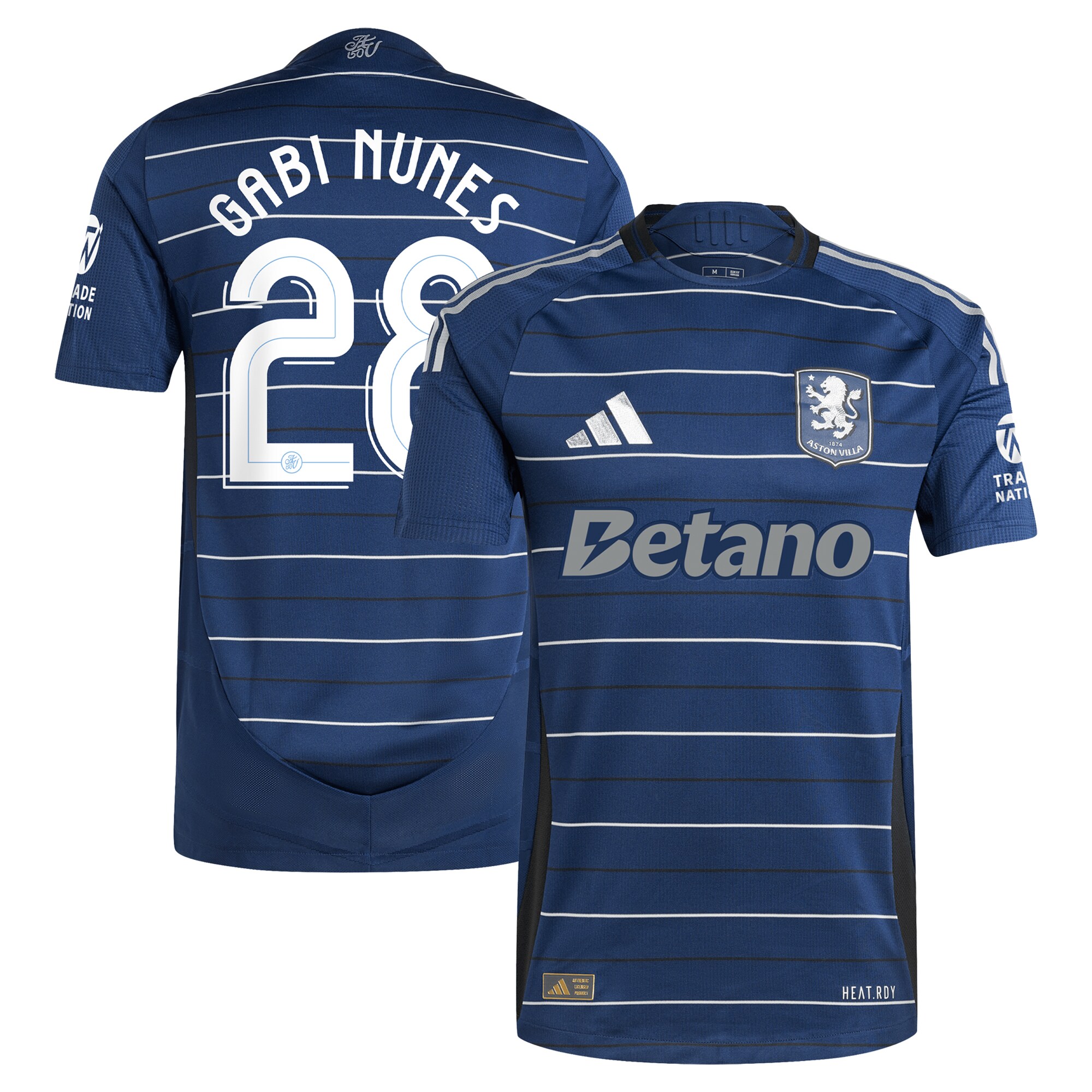 aston villa adidas third authentic shirt 2024-25 with gabi nunes 28 cup printing Collection | Official Aston Villa Jerseys