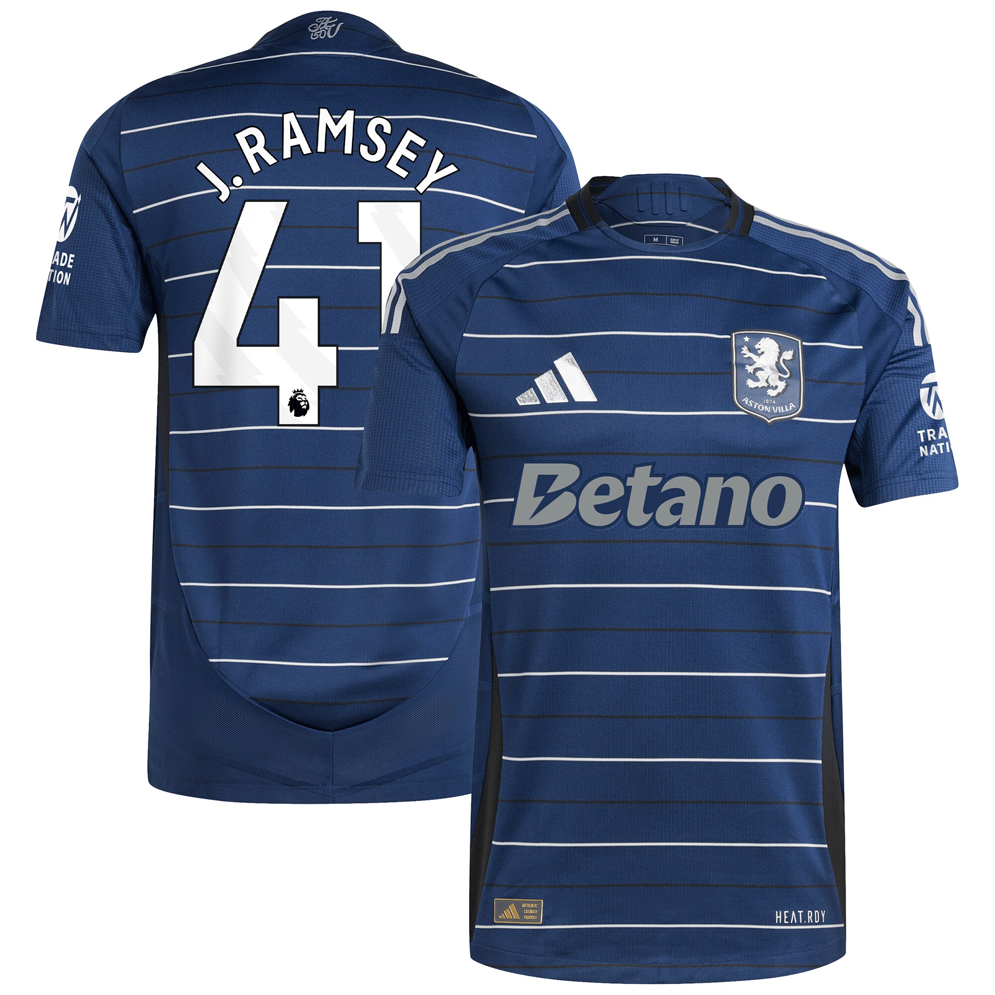 aston villa adidas third authentic shirt 2024-25 with j. ramsey 41 printing Collection | Official Aston Villa Jerseys