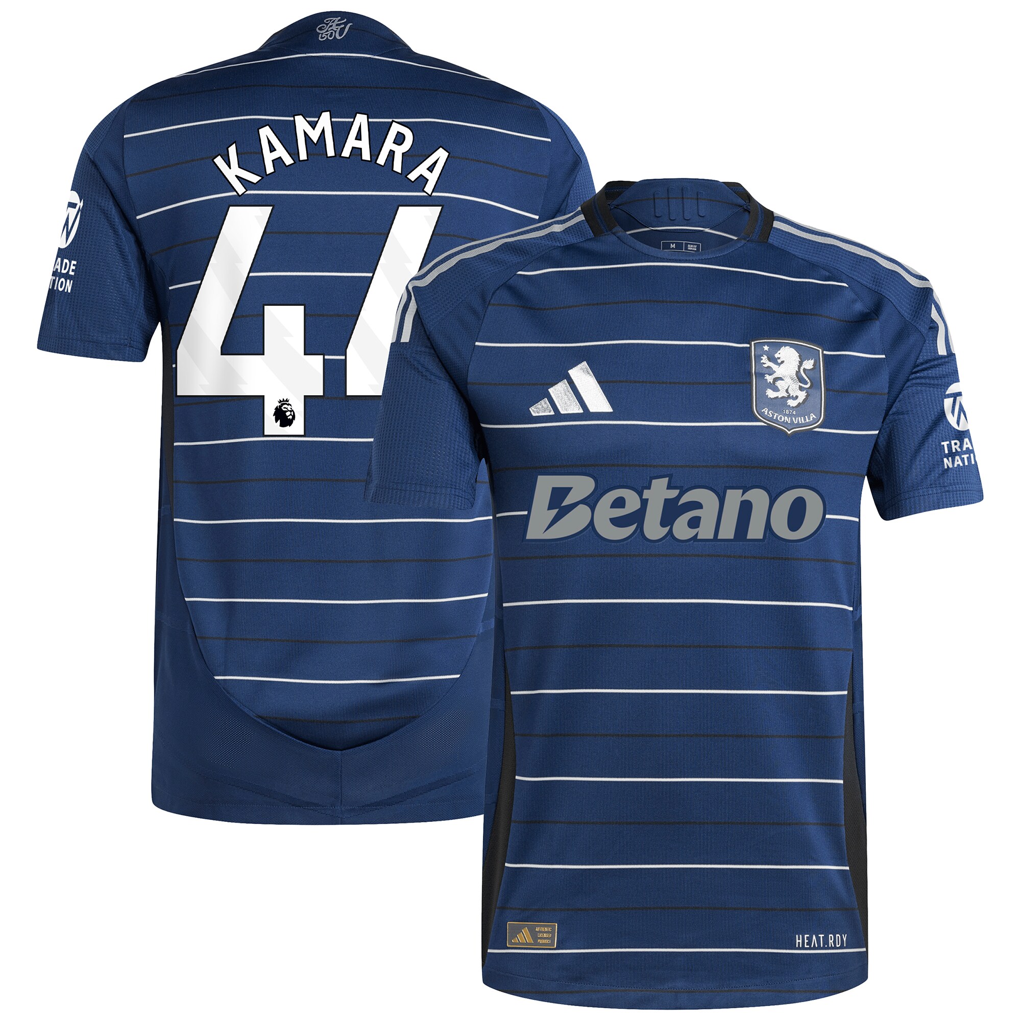 aston villa adidas third authentic shirt 2024-25 with kamara 44 printing Collection | Official Aston Villa Jerseys