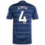 aston villa adidas third authentic shirt 2024-25 with konsa 4 printing Collection | Official Aston Villa Jerseys