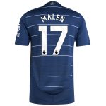 aston villa adidas third authentic shirt 2024-25 with malen 17 printing Collection | Official Aston Villa Jerseys