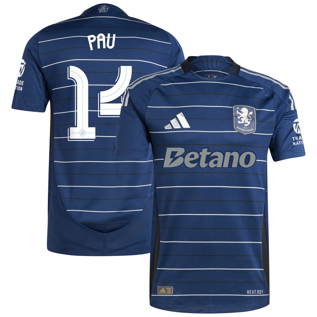 aston villa adidas third authentic shirt 2024-25 with pau 14 cup printing Collection | Official Aston Villa Jerseys