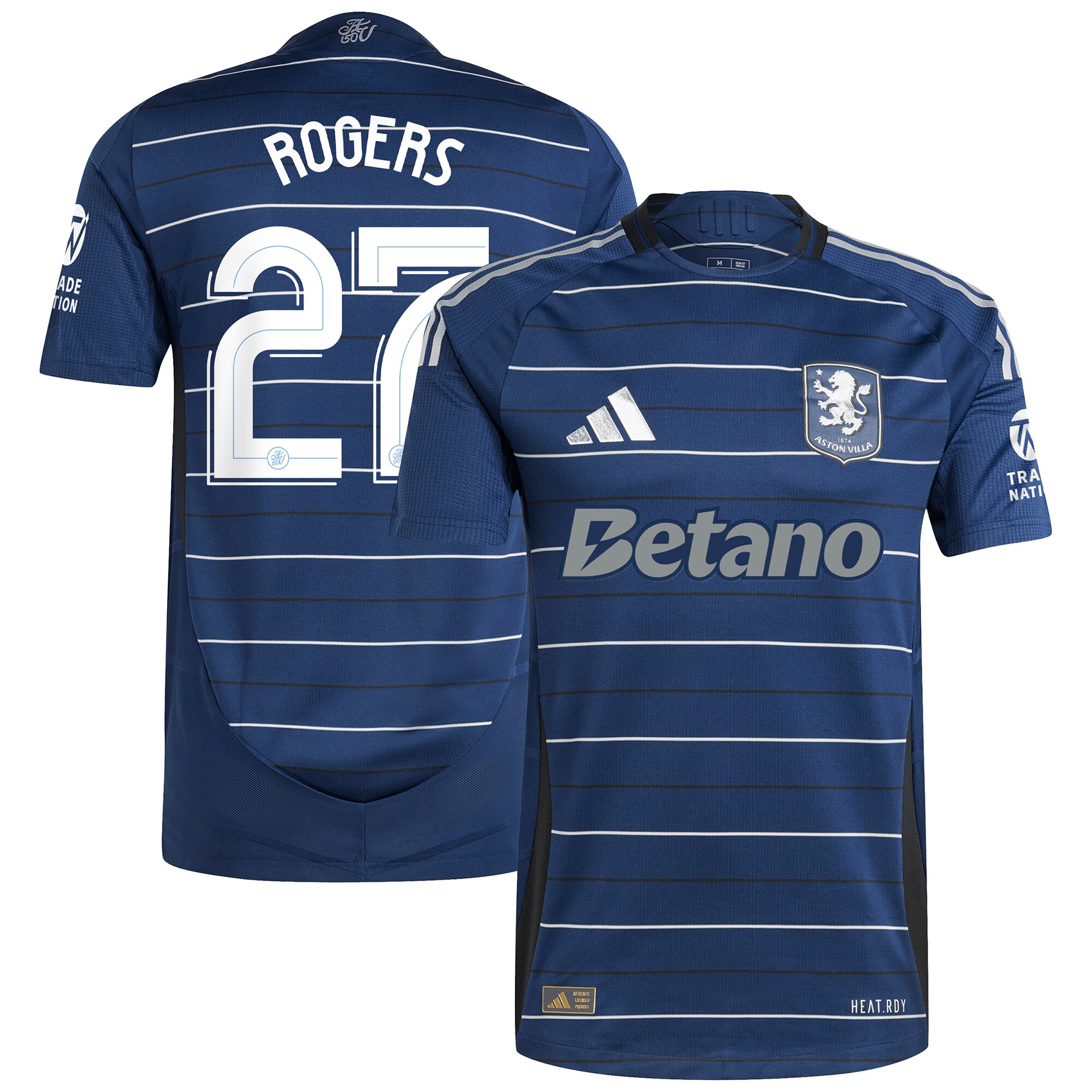 aston villa adidas third authentic shirt 2024-25 with rogers 27 cup printing Collection | Official Aston Villa Jerseys