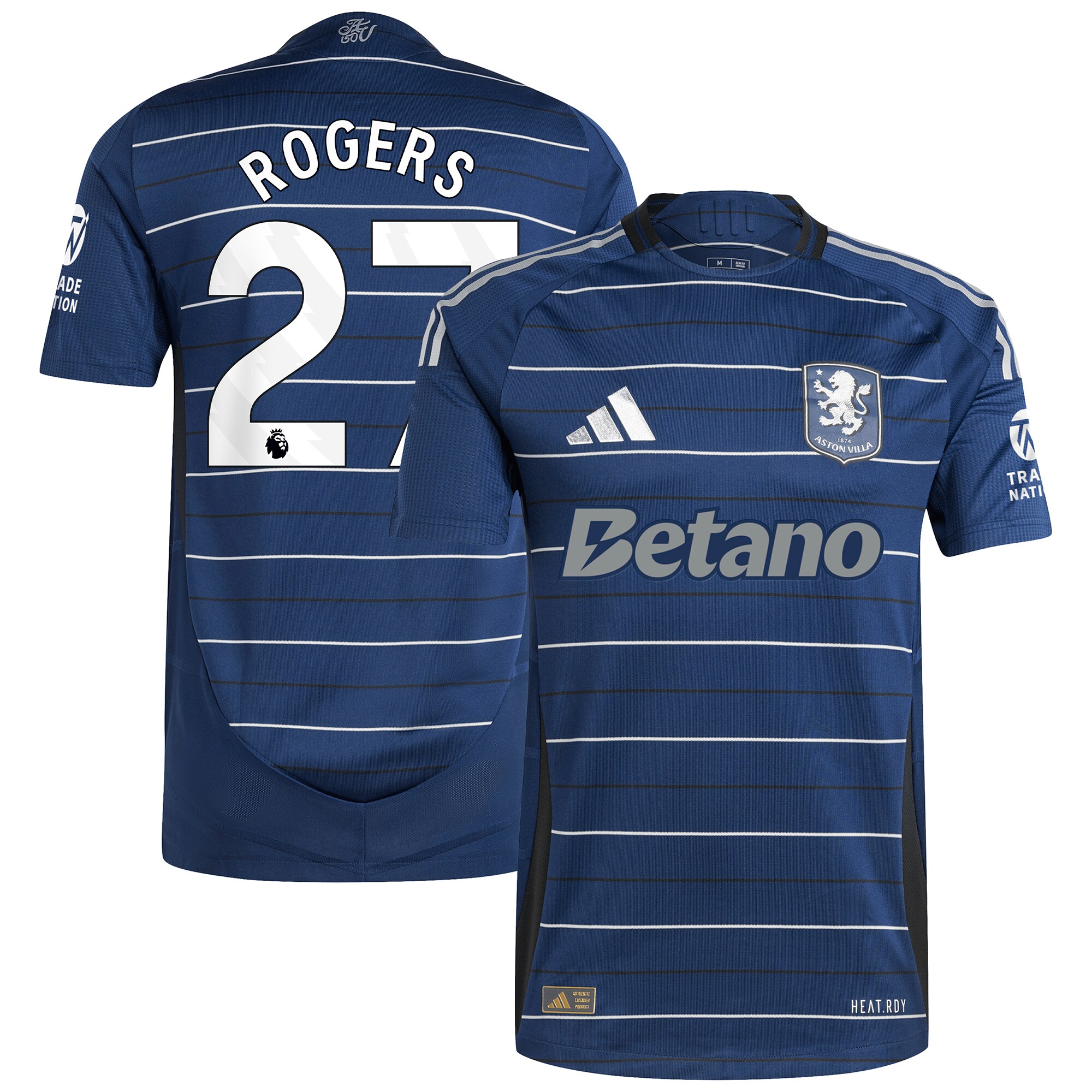 aston villa adidas third authentic shirt 2024-25 with rogers 27 printing Collection | Official Aston Villa Jerseys