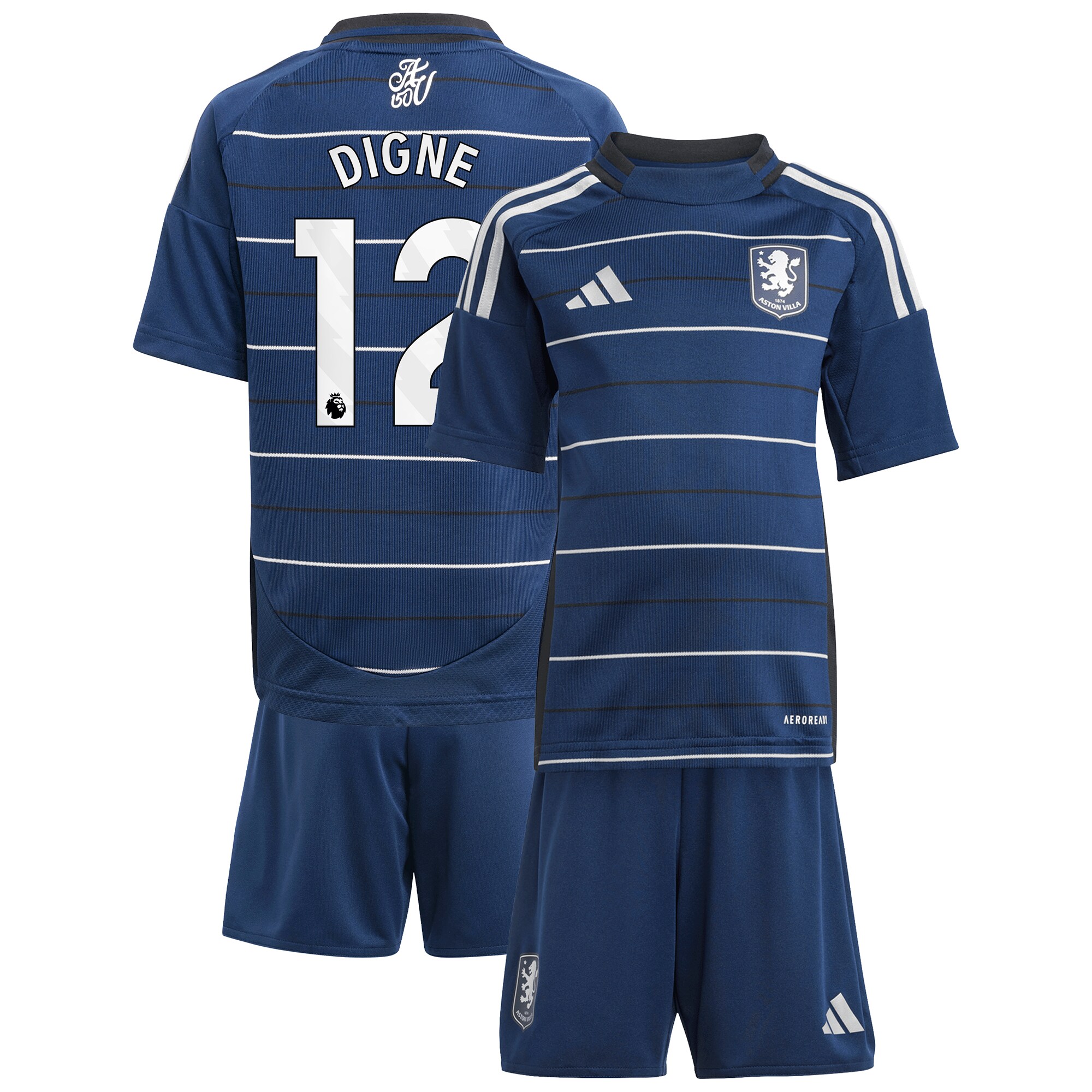 aston villa adidas third minikit 2024-25 with digne 12 printing Collection | Official Aston Villa Jerseys