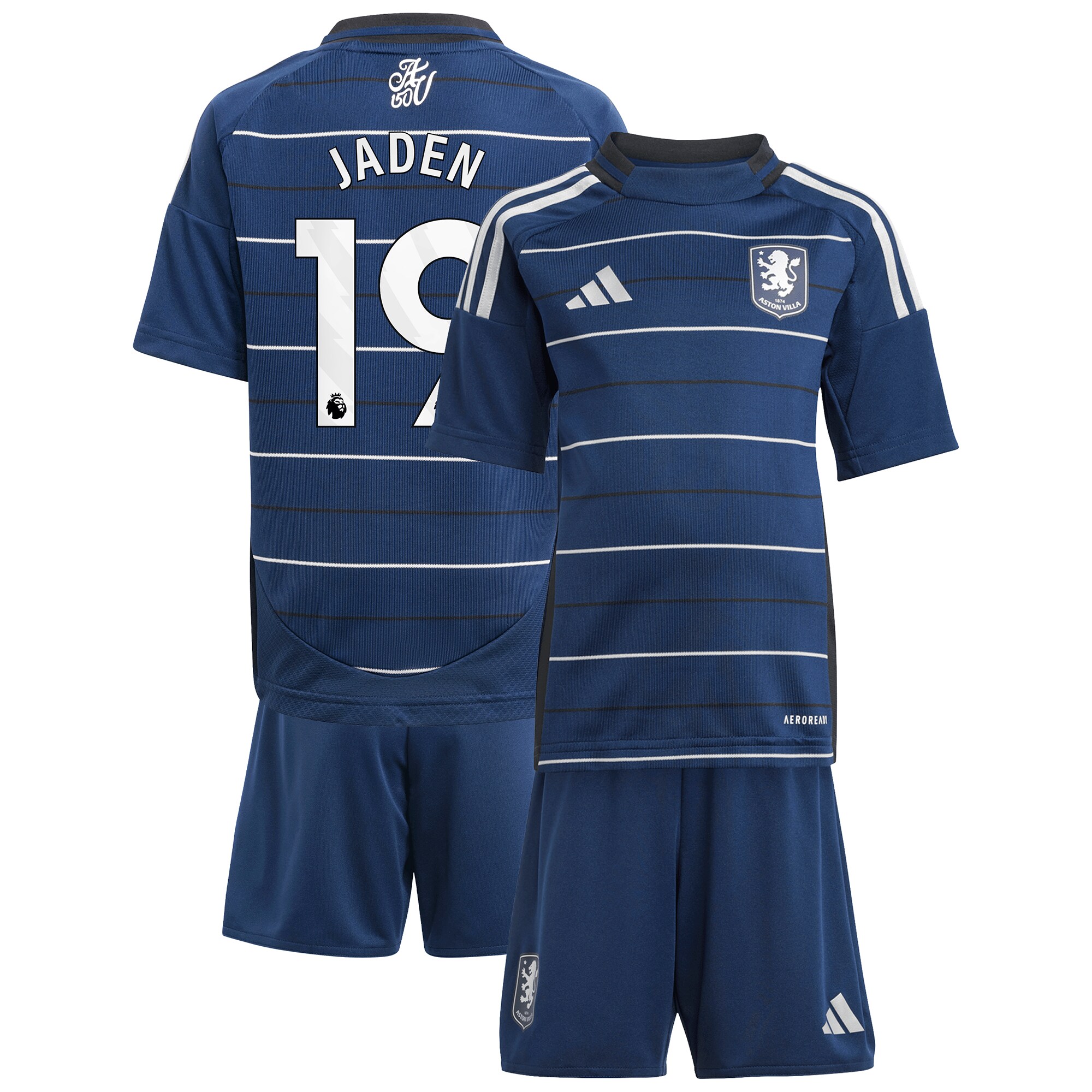 aston villa adidas third minikit 2024-25 with jaden 19 printing Collection | Official Aston Villa Jerseys
