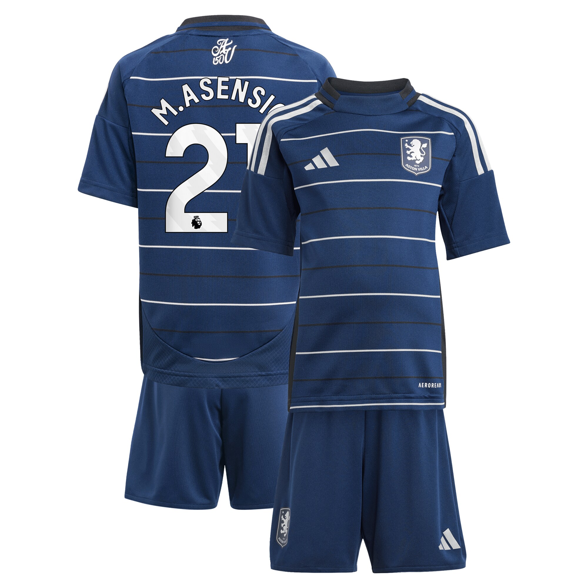 aston villa adidas third minikit 2024-25 with m.asensio 21 printing Collection | Official Aston Villa Jerseys