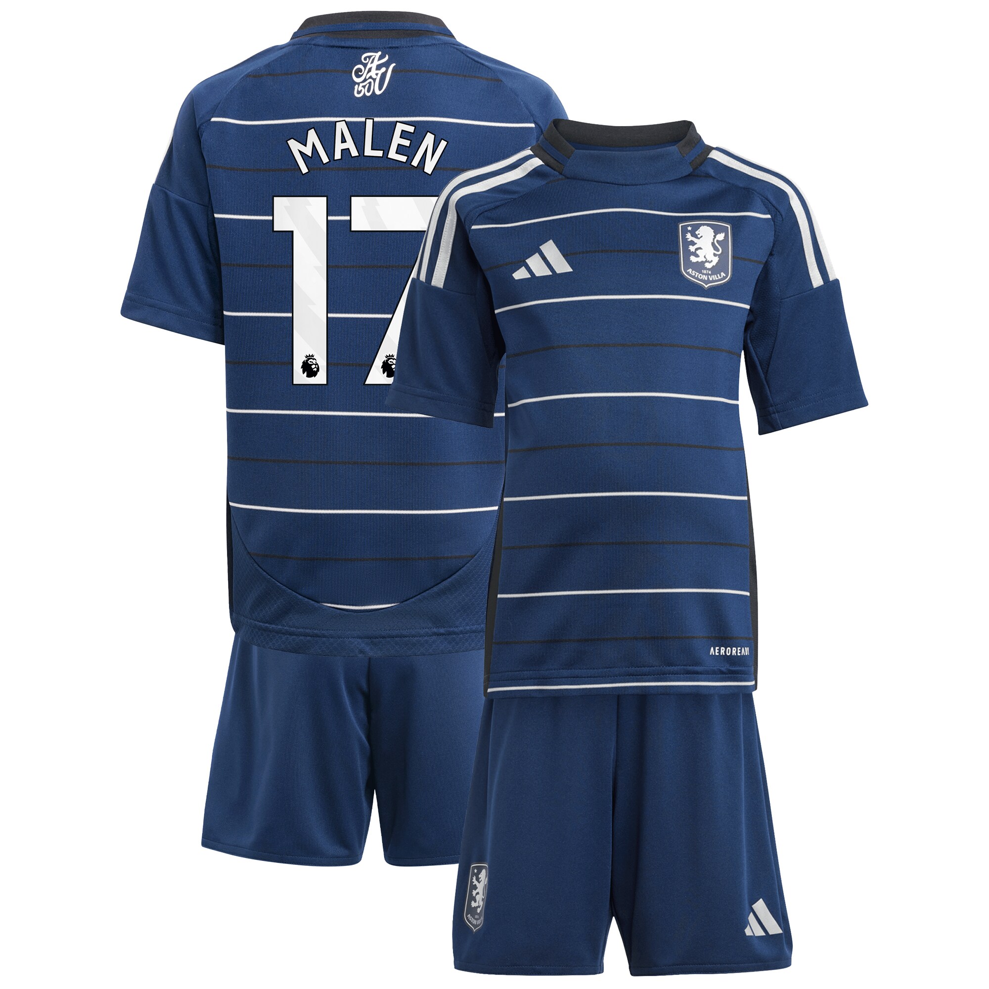 aston villa adidas third minikit 2024-25 with malen 17 printing Collection | Official Aston Villa Jerseys