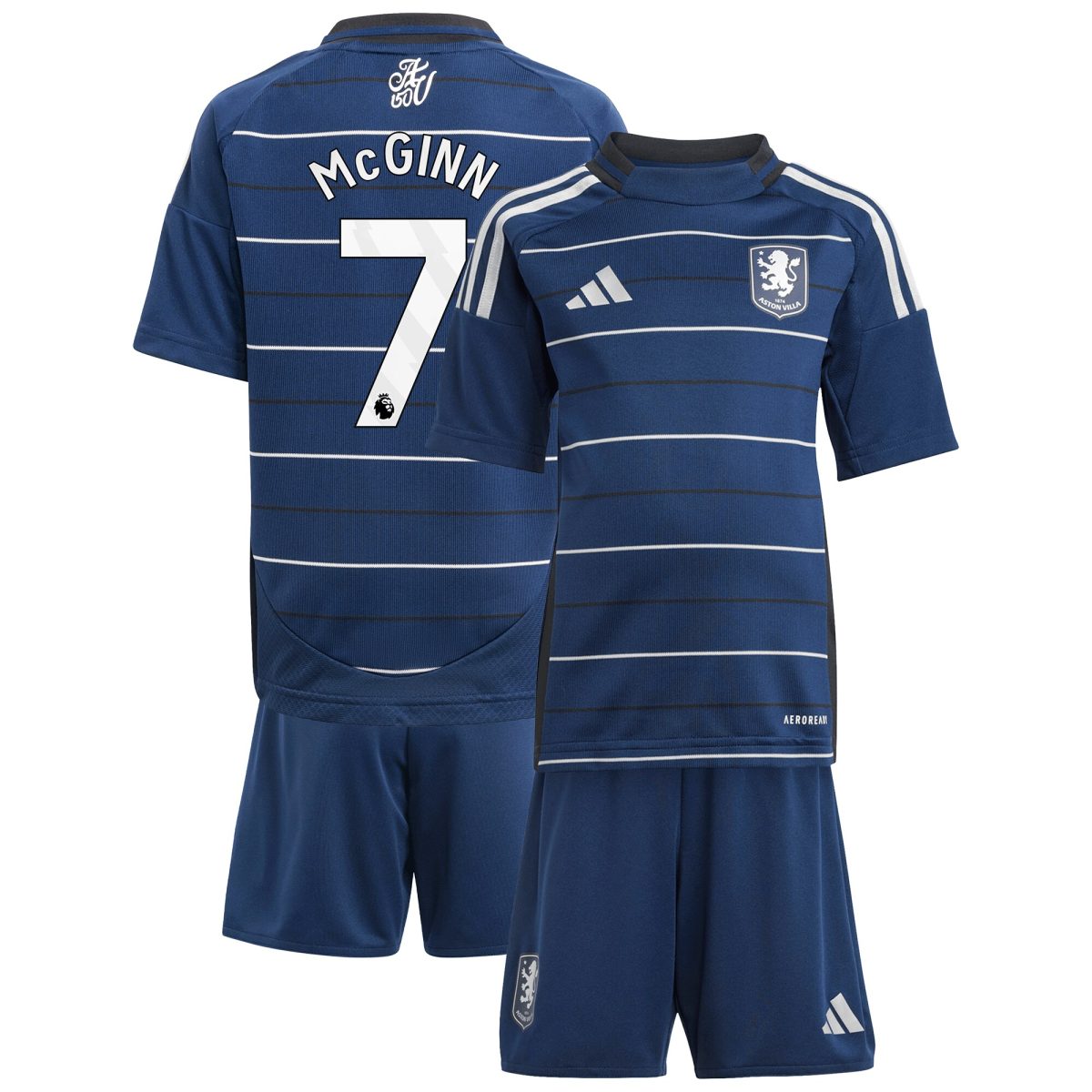 aston villa adidas third minikit 2024-25 with mcginn 7 printing Collection | Official Aston Villa Jerseys